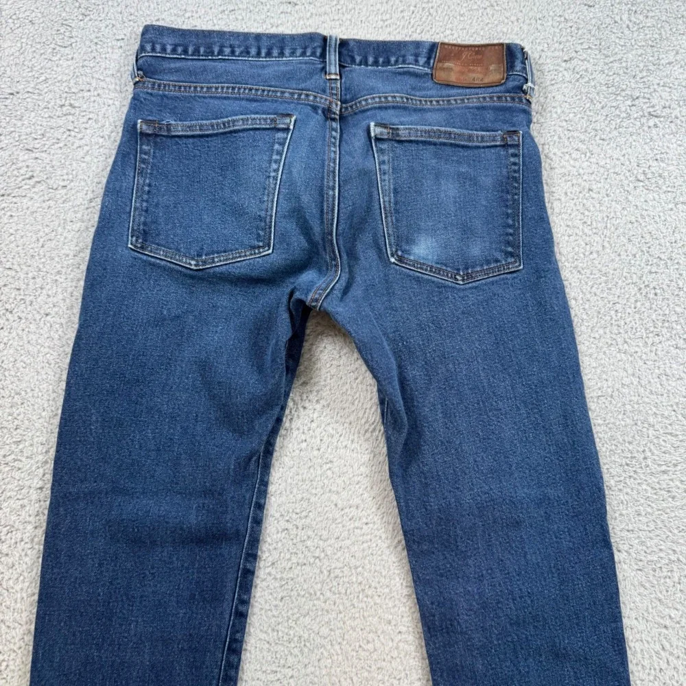J‎ Crew 464 Style Jeans Mens 31x27 Straight Leg Blue Denim Pants